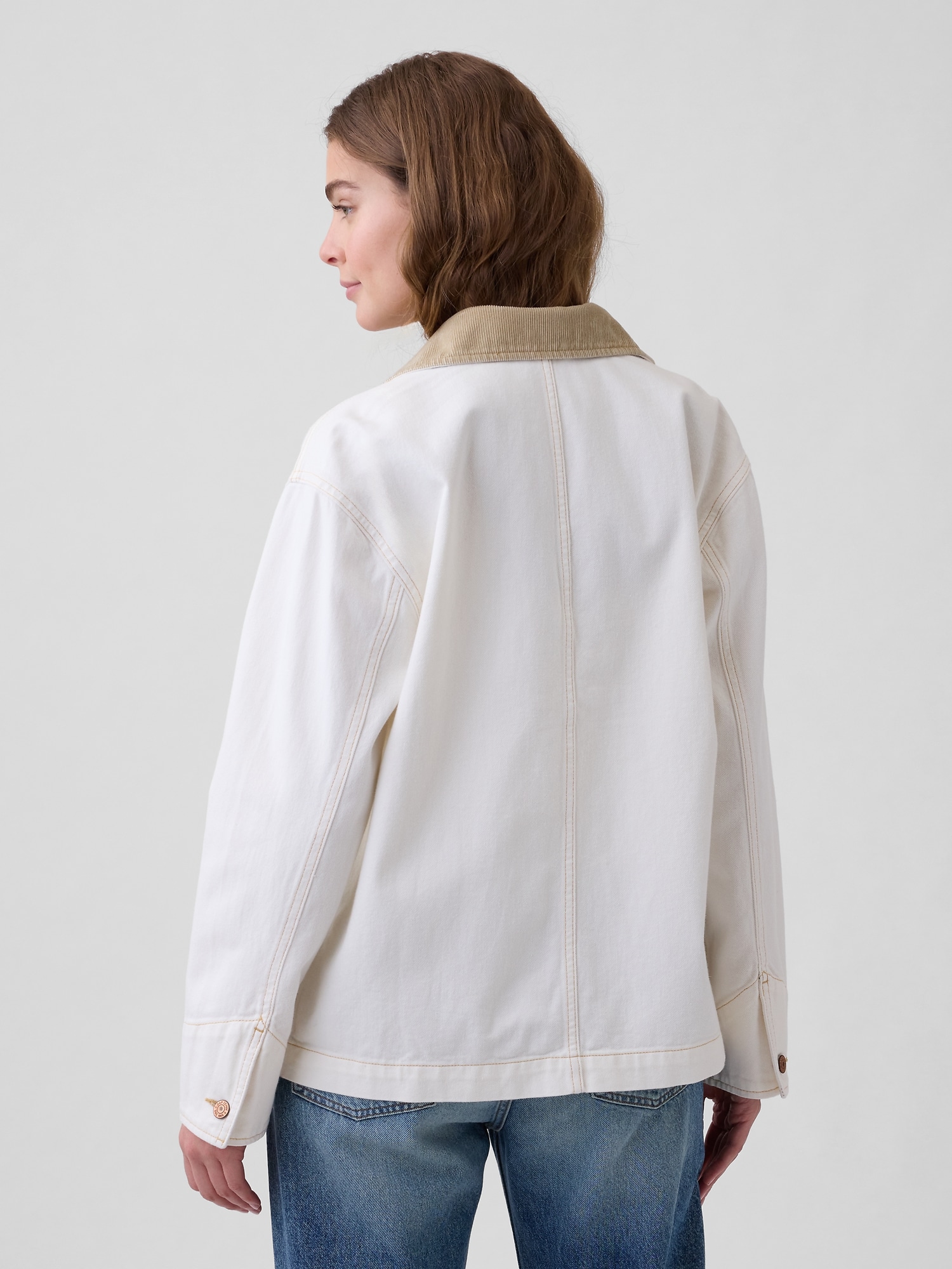 リラックスフィット デニム チョアジャケット-1