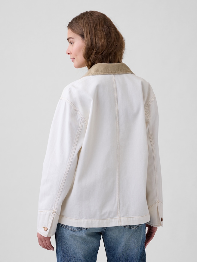 リラックスフィット デニム チョアジャケット-1