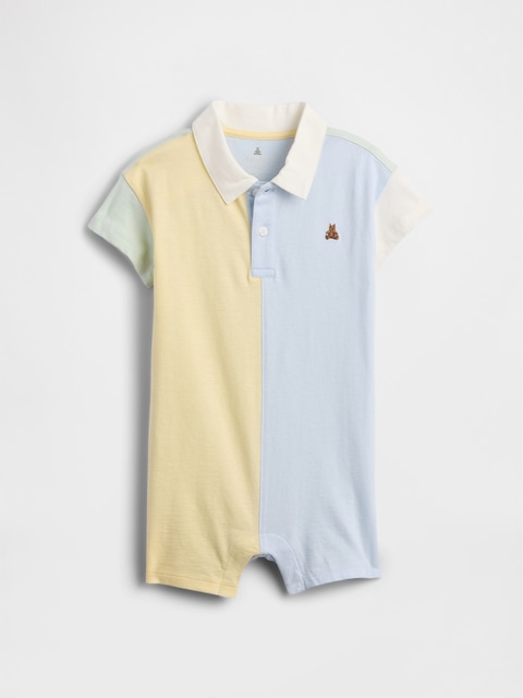Baby Brannan Bear Polo Romper