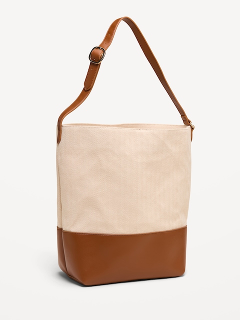 Large Preppy Bucket Bag
