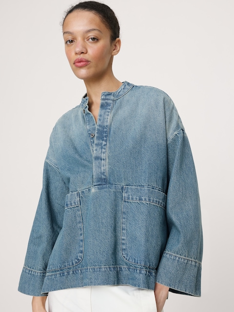 HAUT À ENFILER EN DENIM