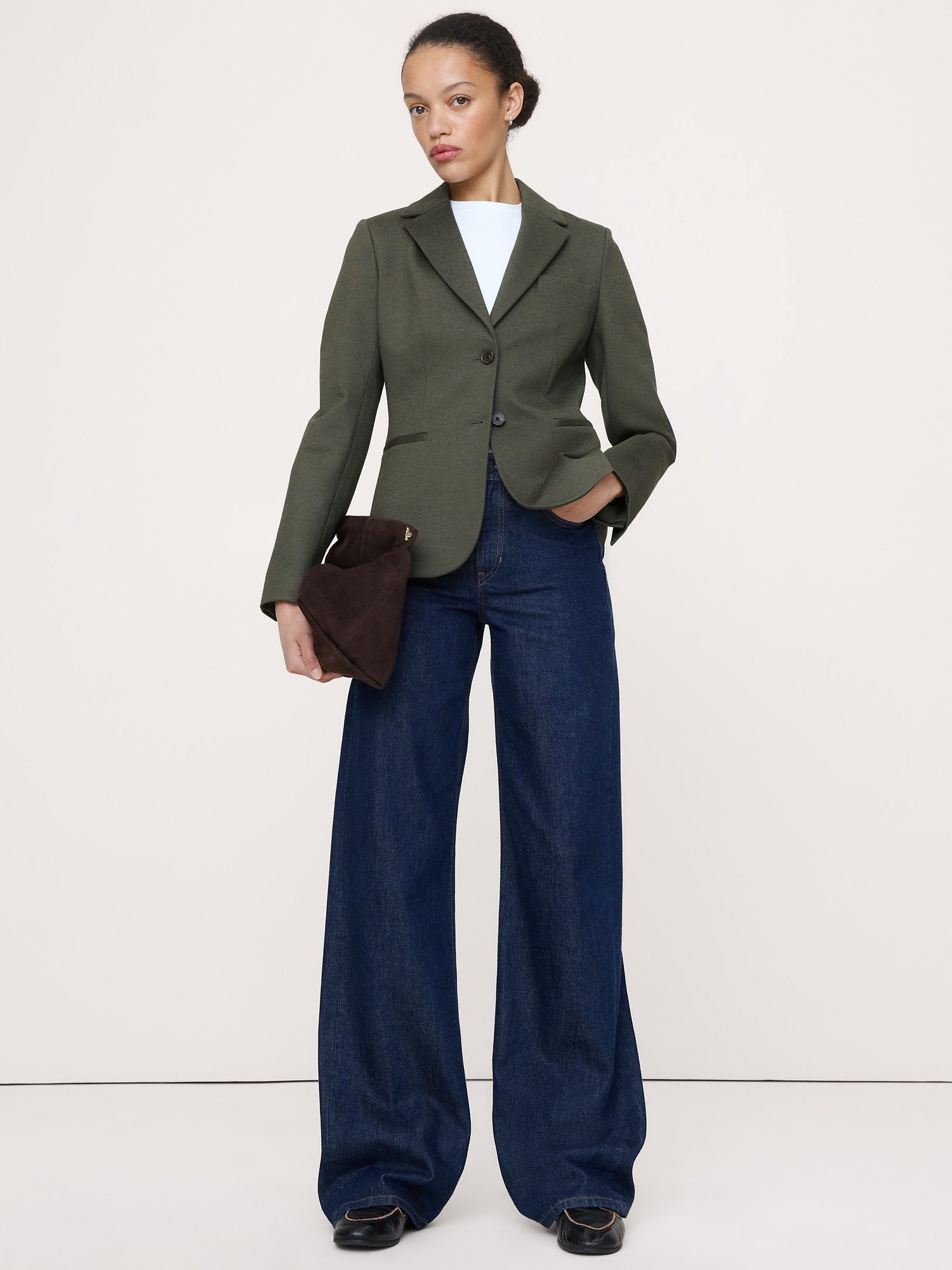 Slim Everywhere Ponte Blazer