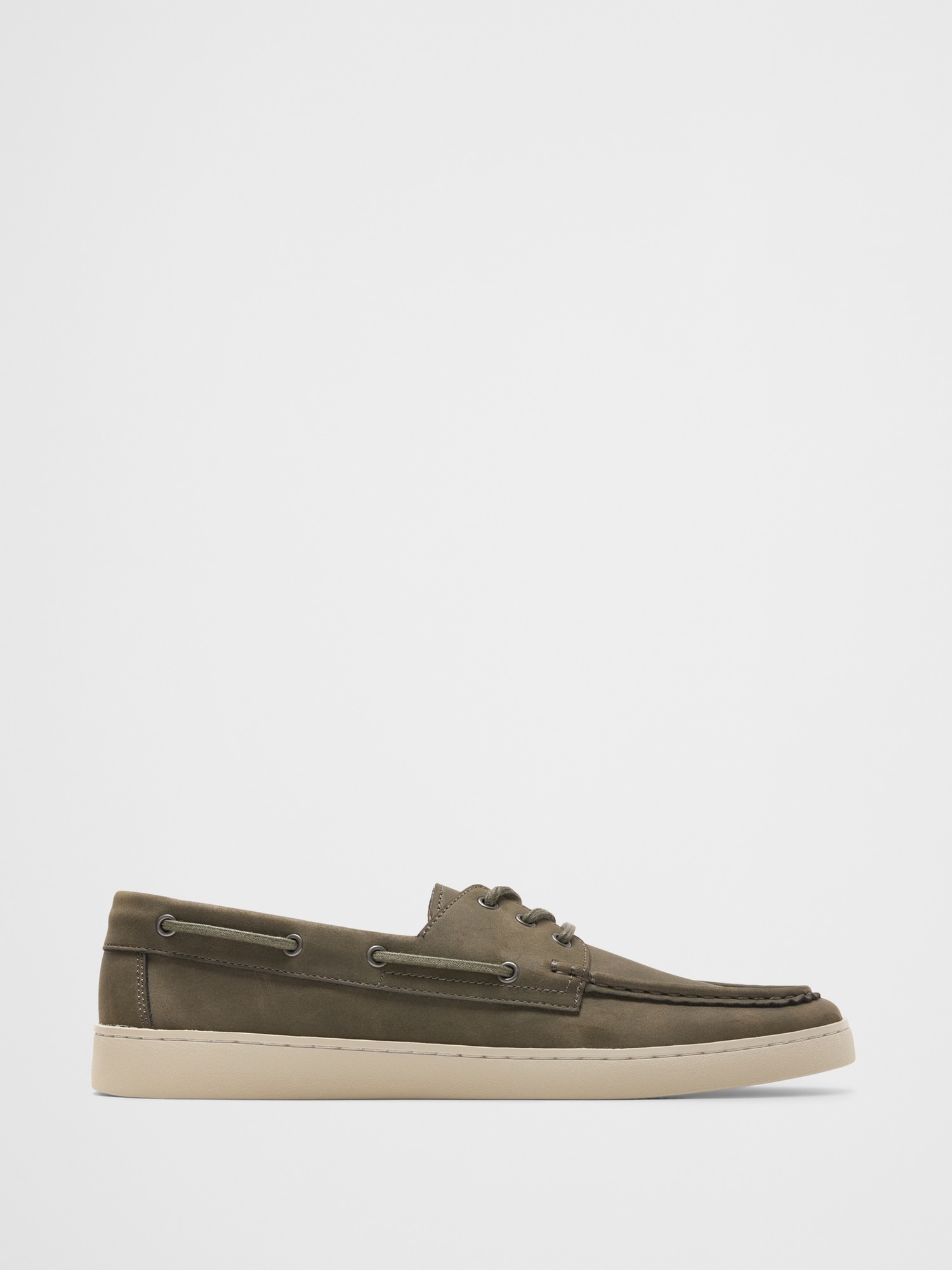 Vegan Suede Boat Shoe