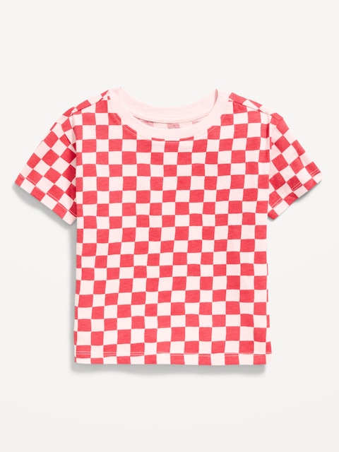 T-SHIRT À MANCHES COURTES À MOTIF POUR TOUTE-PETITE