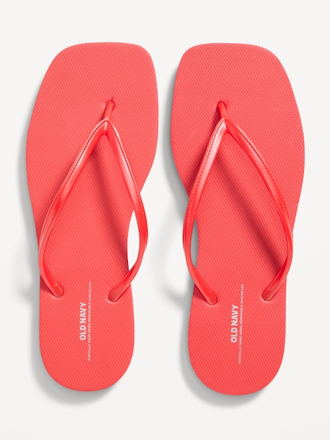 Square Toe Flip-Flop Sandals