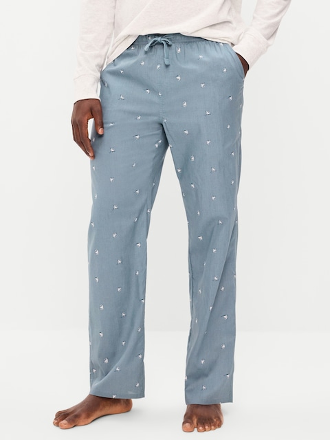 PANTALON DE PYJAMA EN POPELINE