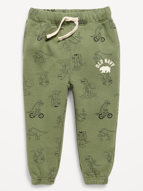 PANTALON DE JOGGING EN COTON OUATÉ À LOGO UNISEXE POUR TOUT-PETIT