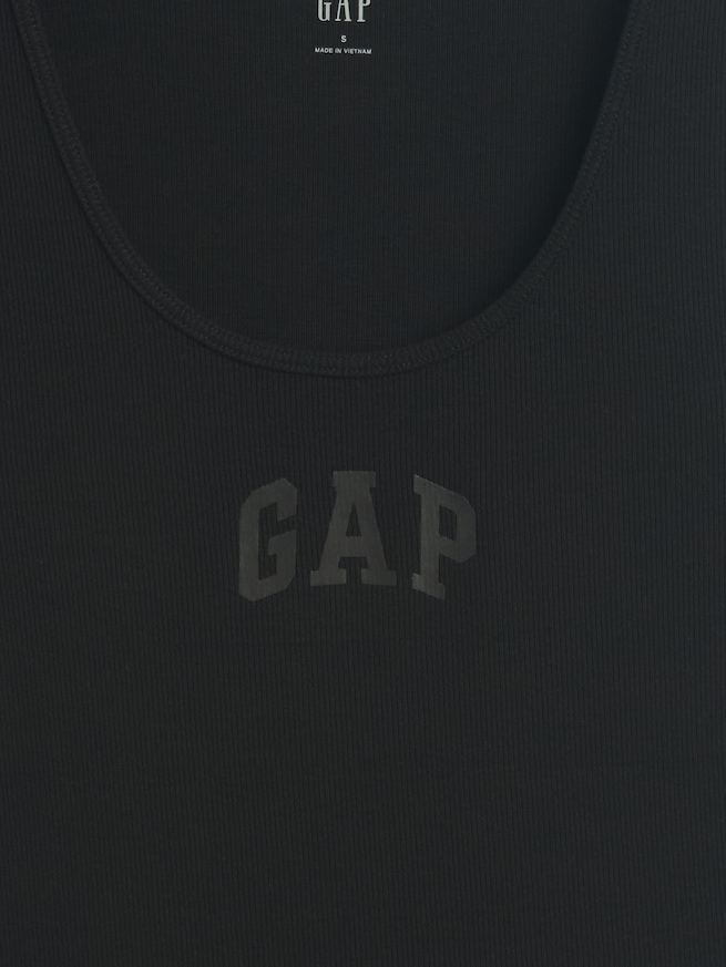 リブ GAPロゴ タンクトップ-4