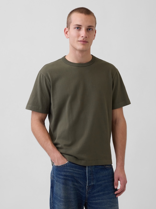 ヘビーウェイト リラックスフィットTシャツ-0