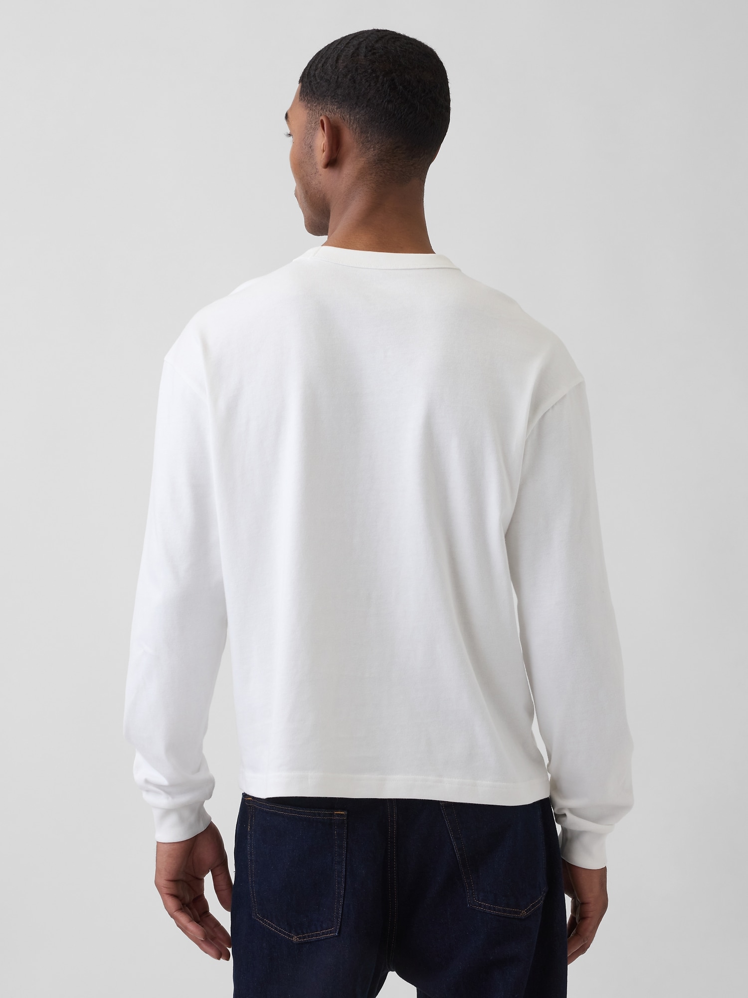 オーバーサイズ GAPロゴ クロップドTシャツ-2