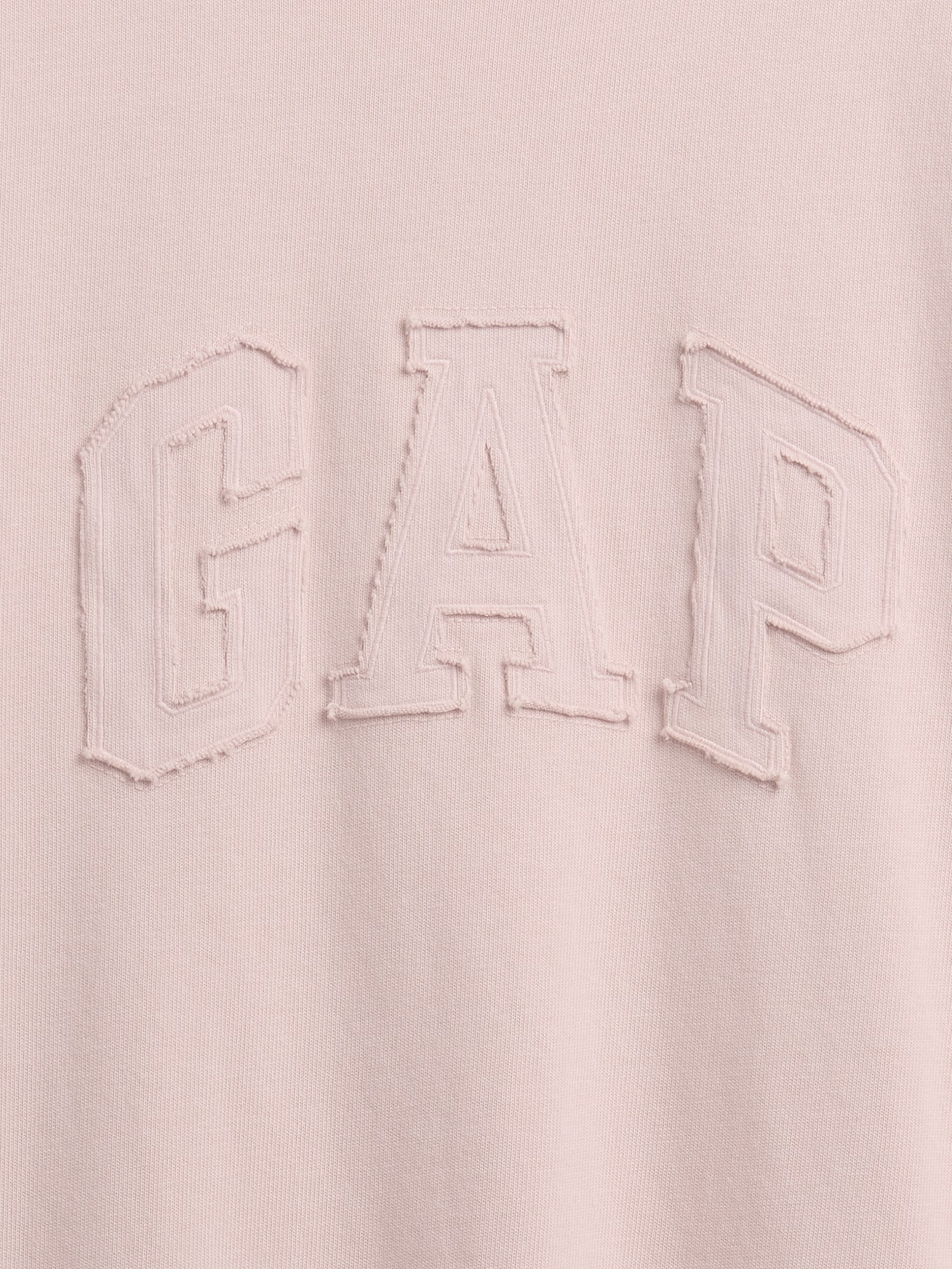 ヘビーウェイト リラックスフィット GAPロゴ クロップドTシャツ-3