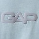 リラックスフィット GAPロゴ クロップドTシャツ