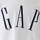 オーバーサイズ GAPロゴ クロップドTシャツ