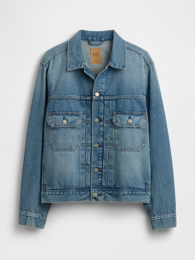 リラックスフィット アイコンデニムジャケット-4