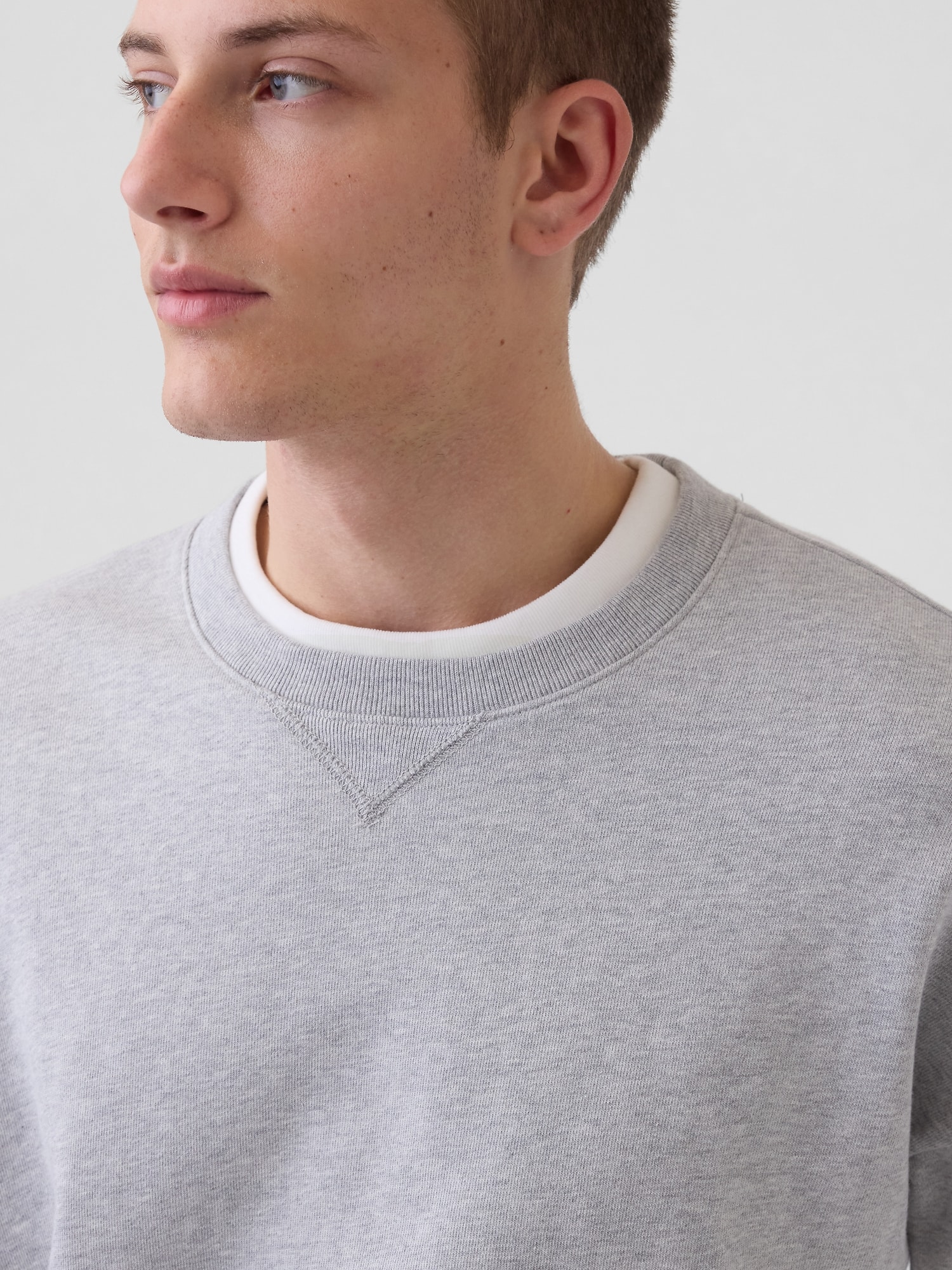 ヘビーウェイト フレンチテリー オーバーサイズ スウェットシャツ-3