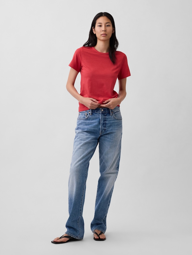 オーガニックコットン ヴィンテージソフト Tシャツ-1