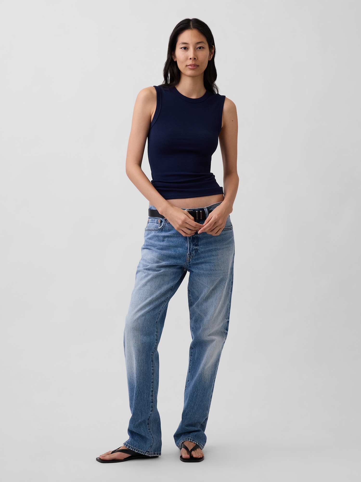 Modern Crewneck Tank Top