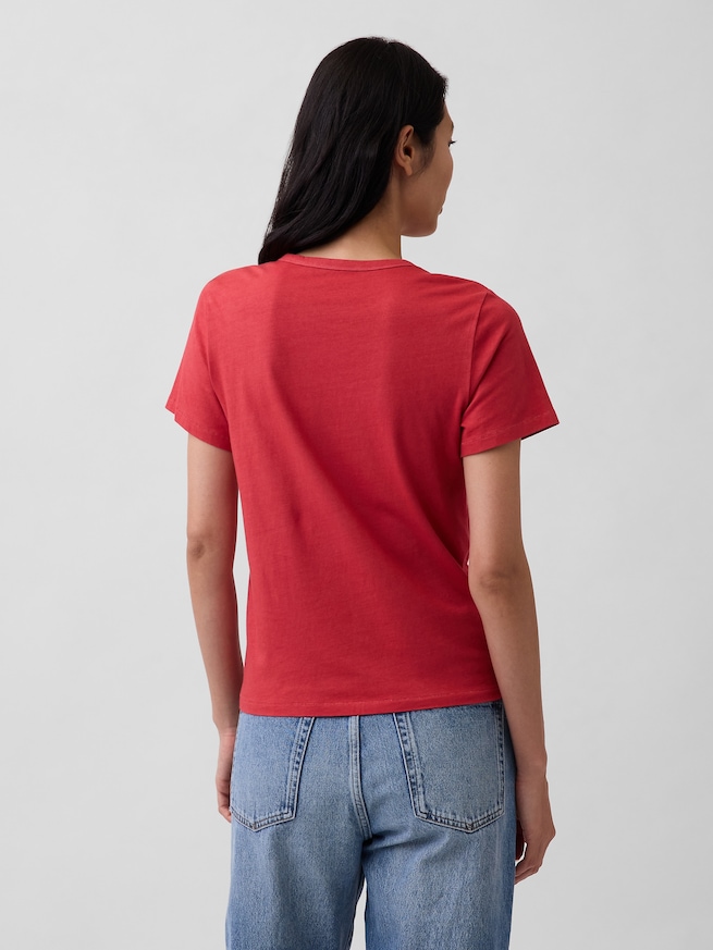 オーガニックコットン ヴィンテージソフト Tシャツ-2