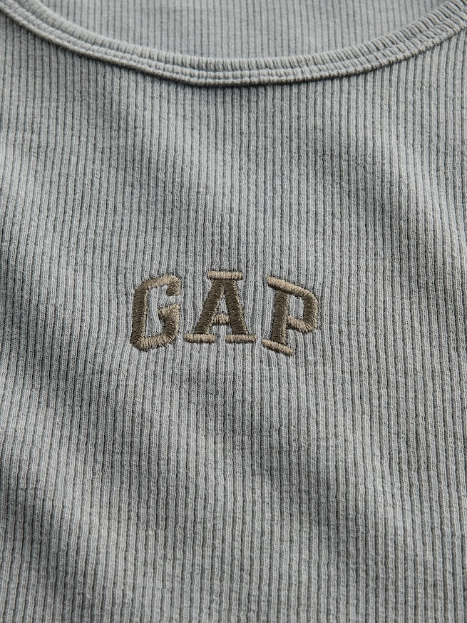モダン リブ GAPロゴTシャツ-4