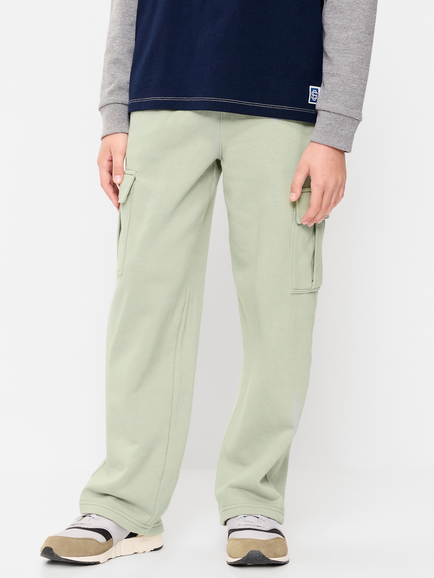 PANTALON CARGO FAVORI À COUPE TRÈS GÉNÉREUSE EN MOLLETON POUR GARÇON