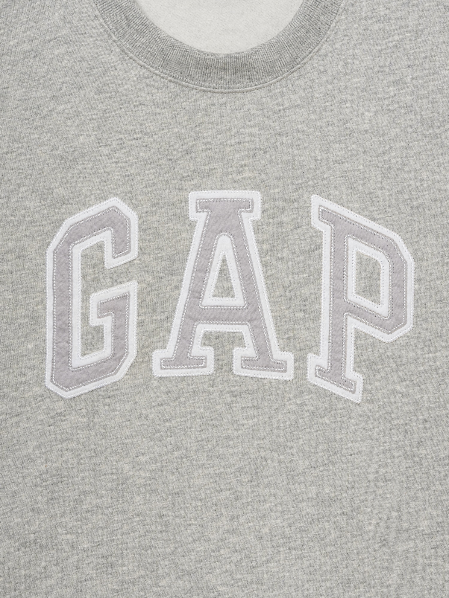 GAPロゴフリース スウェットシャツ-4