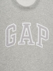 GAPロゴフリース スウェットシャツ-4