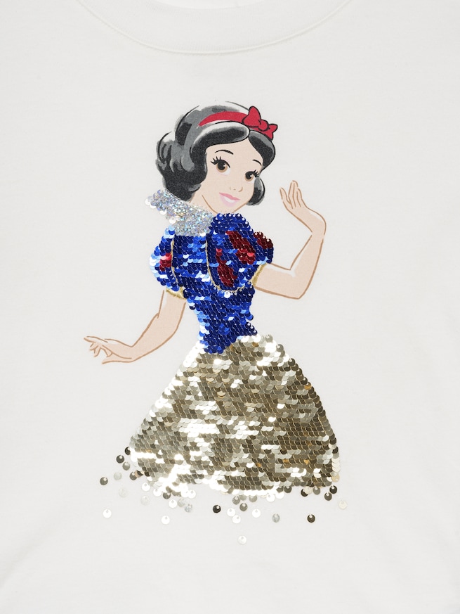 GapKids &times; ディズニー オーバーサイズ フリッピースパンコール グラフィックTシャツ-3