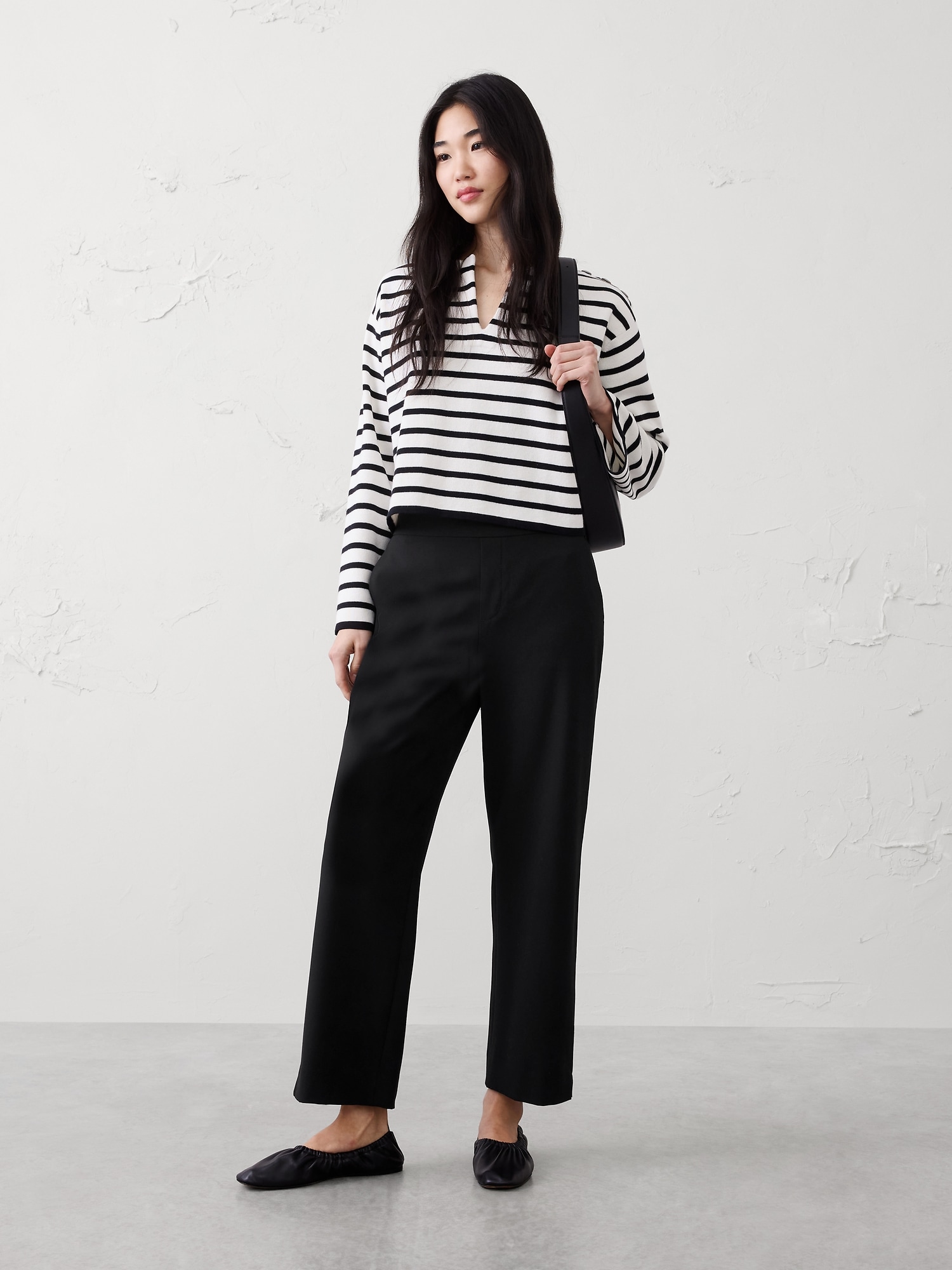 Hayden Straight High-Rise Ankle Pant