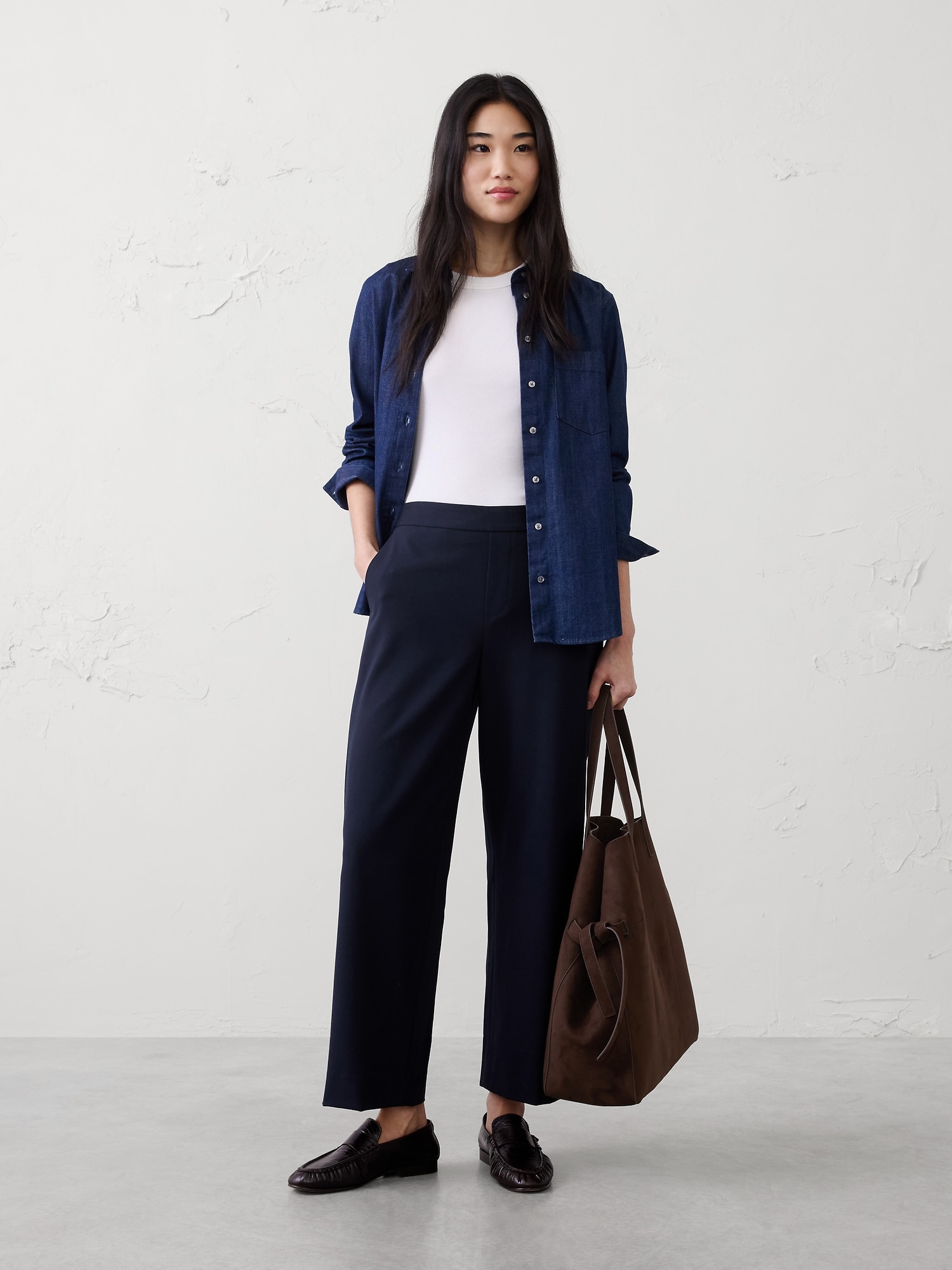 Hayden Straight High-Rise Ankle Pant