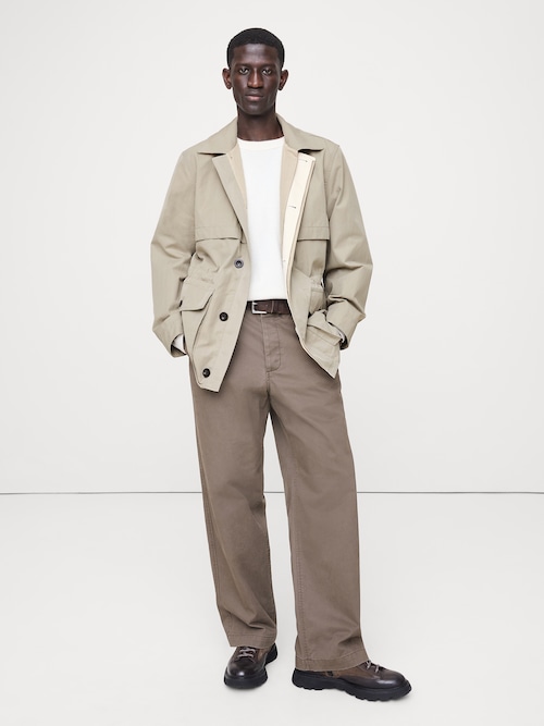 コットン ナイロン フィールド ジャケット