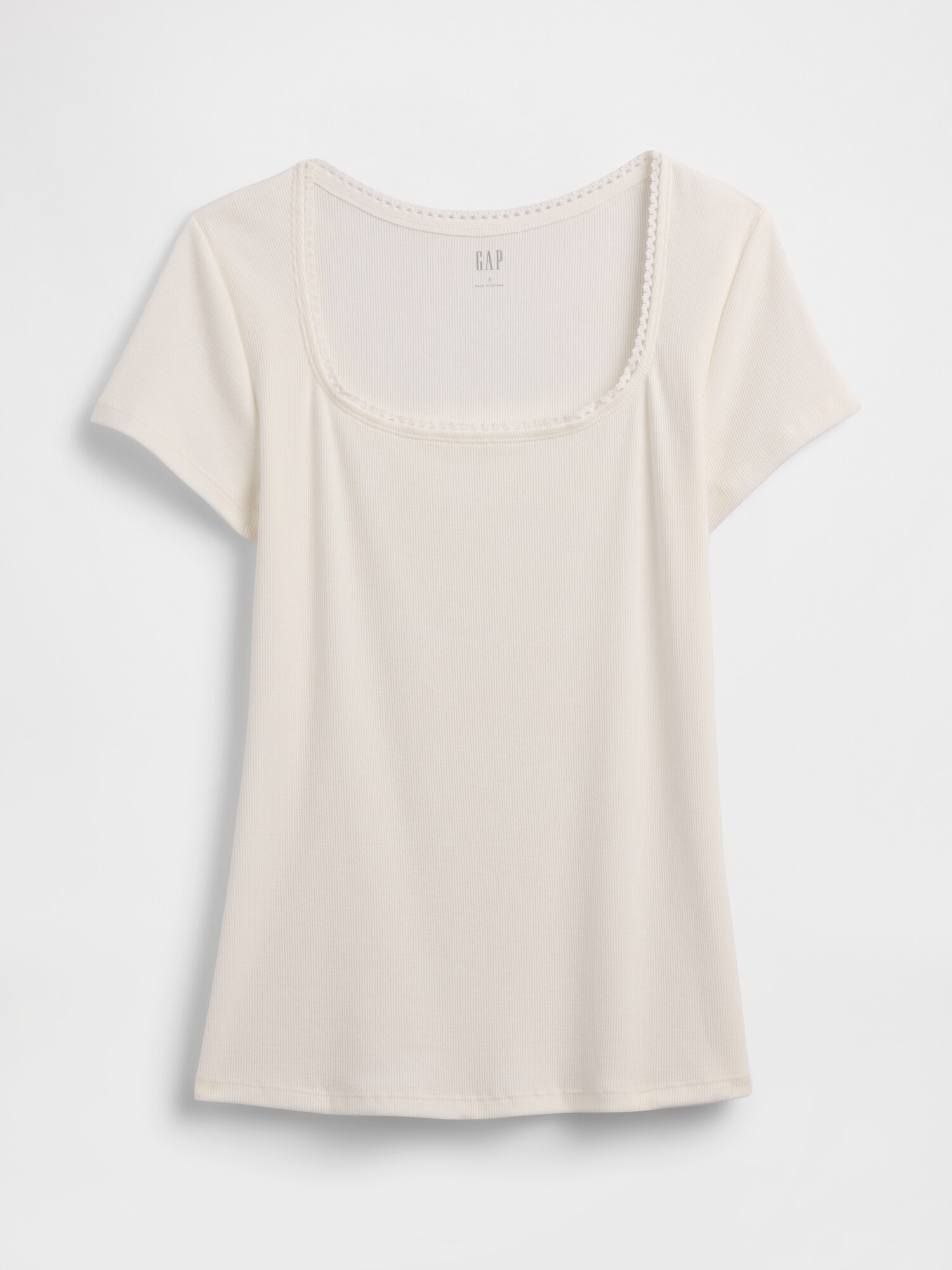 Ribbed Squareneck Top | Gap Factory