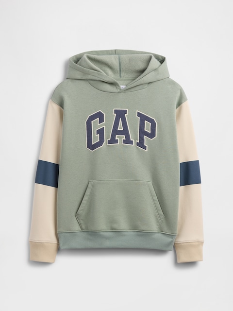 Kids Relaxed Gap Logo Colorblock Hoodie