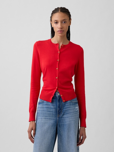 Crewneck Cardigan