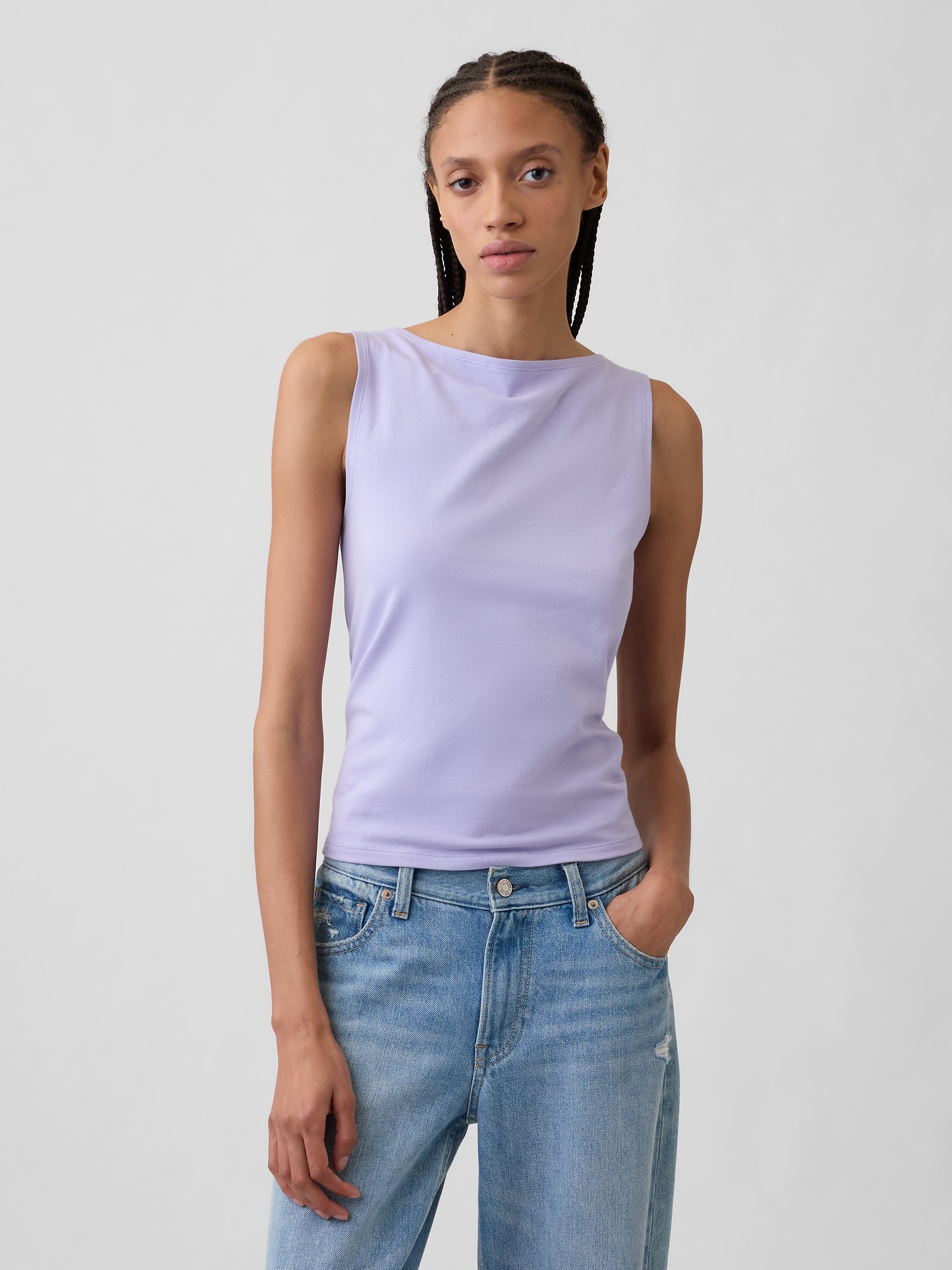 Boatneck Tank Top