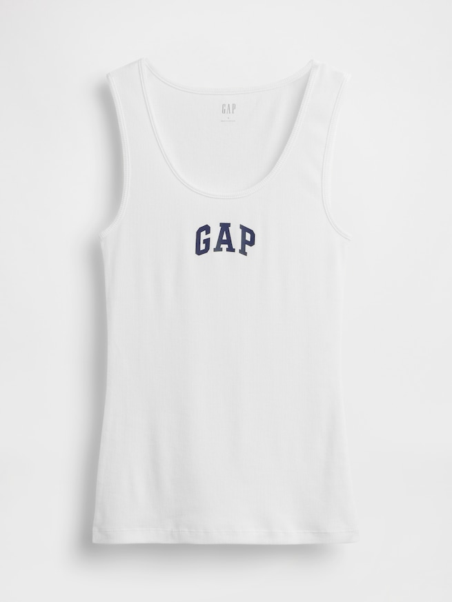 リブ GAPロゴ タンクトップ-5