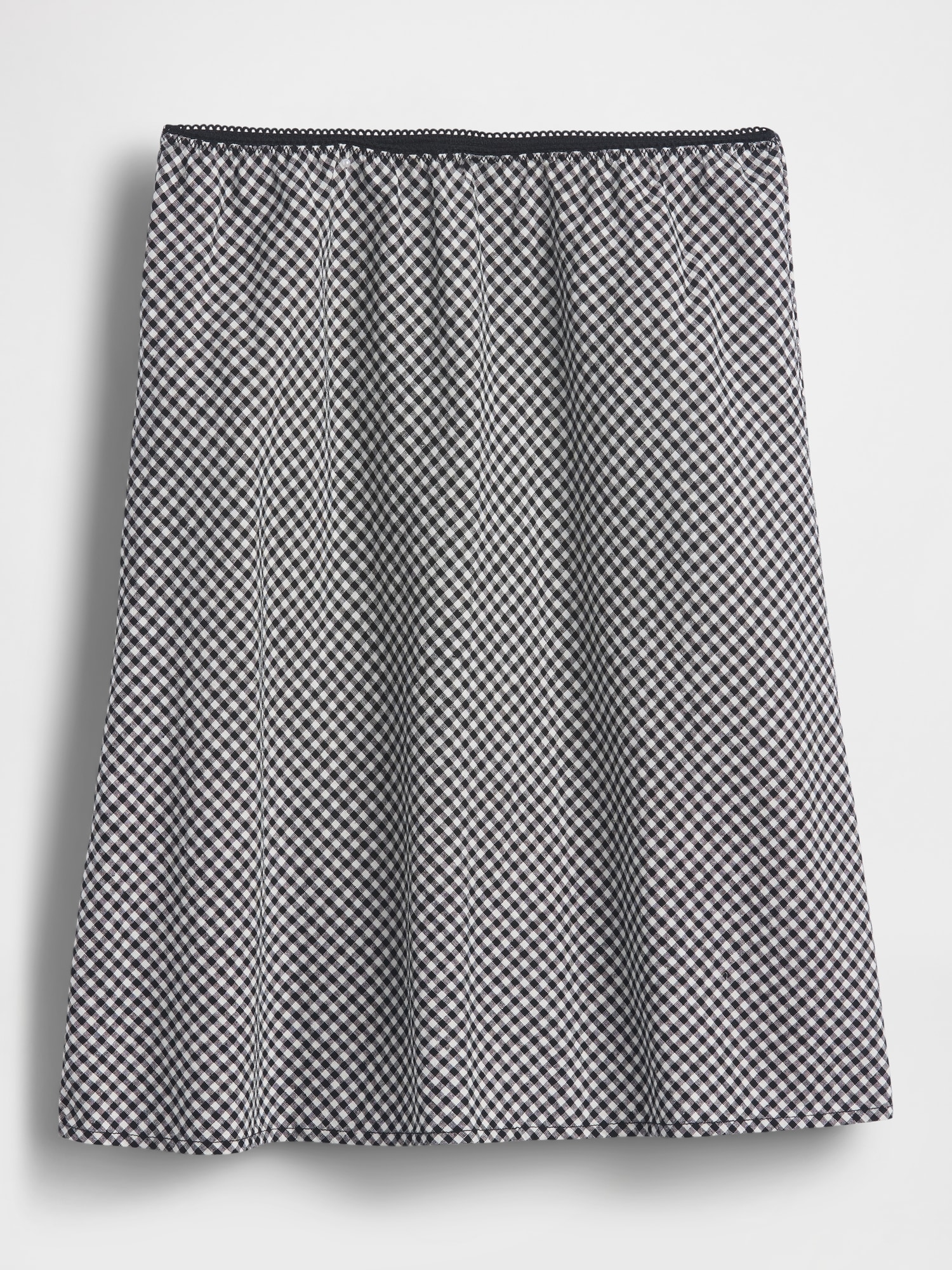 Linen-Blend Bias-Cut Skirt