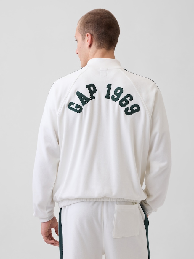 ヴィンテージソフト オーバーサイズ GAP1969ロゴ トラックジャケット-2