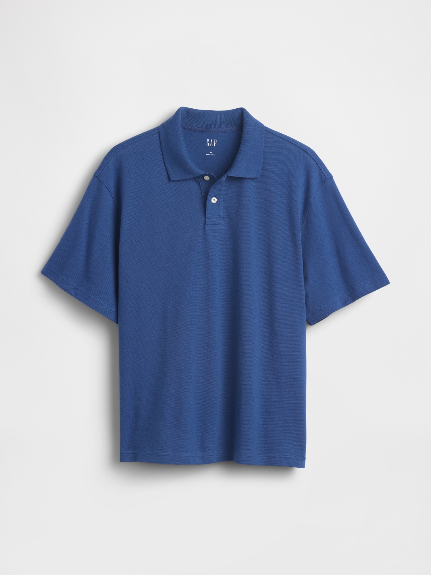 Relaxed Pique Polo Shirt