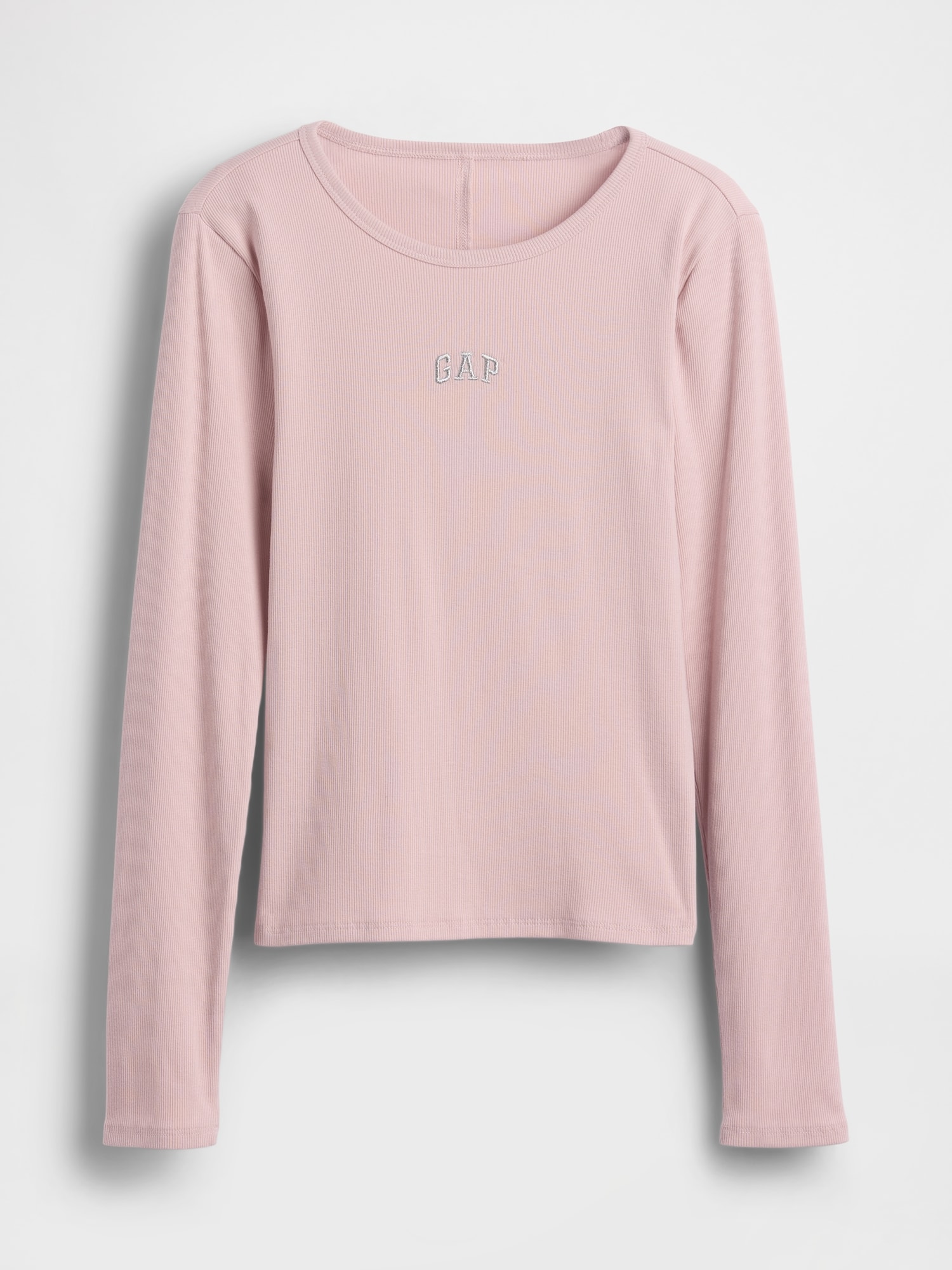 リブ クロップド GAPロゴTシャツ-5