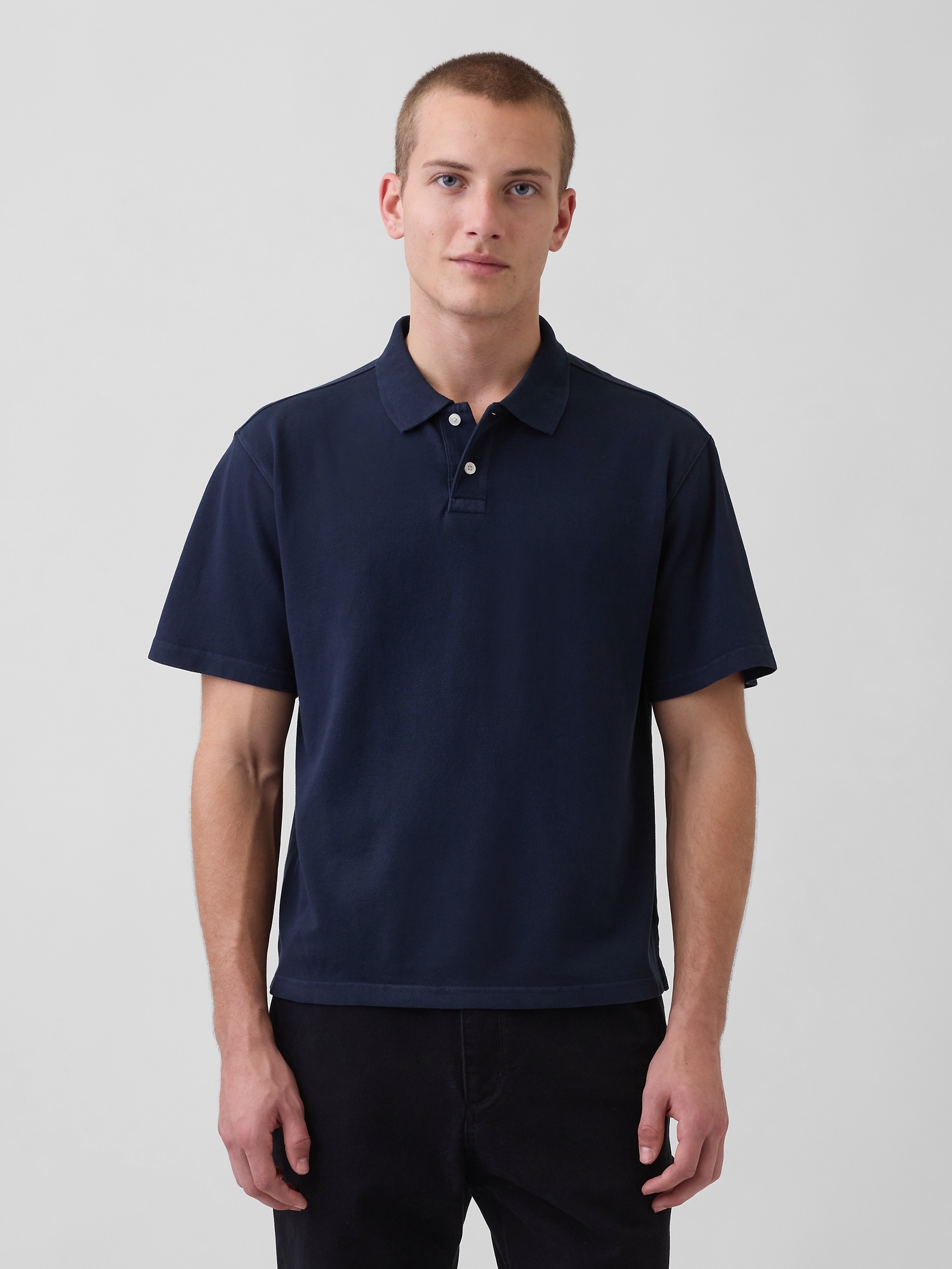 Relaxed Pique Polo