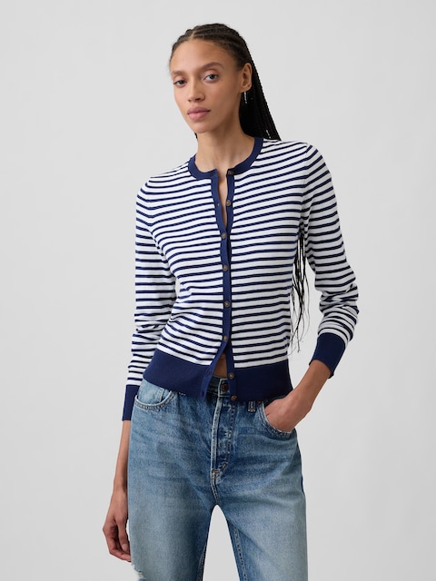 Crewneck Cardigan