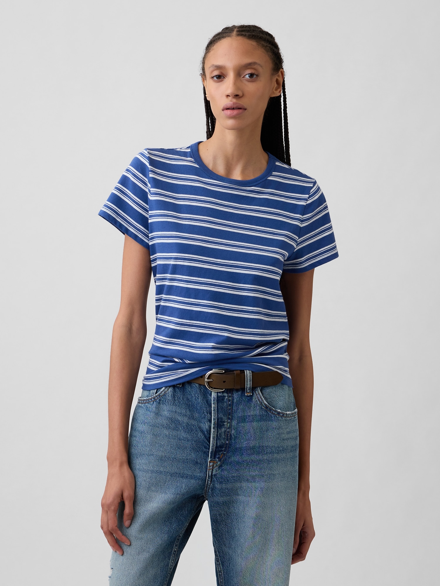 Favorite stripe crewneck t-shirt