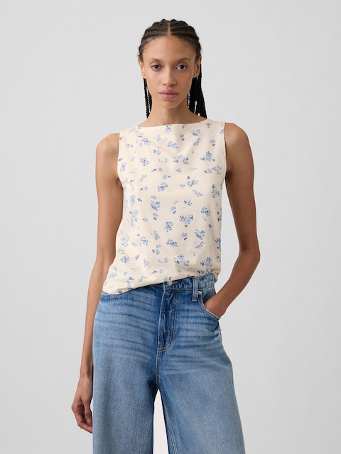 Boatneck Tank Top
