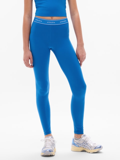 Athleta Girl High Rise Chit Chat Logo Legging