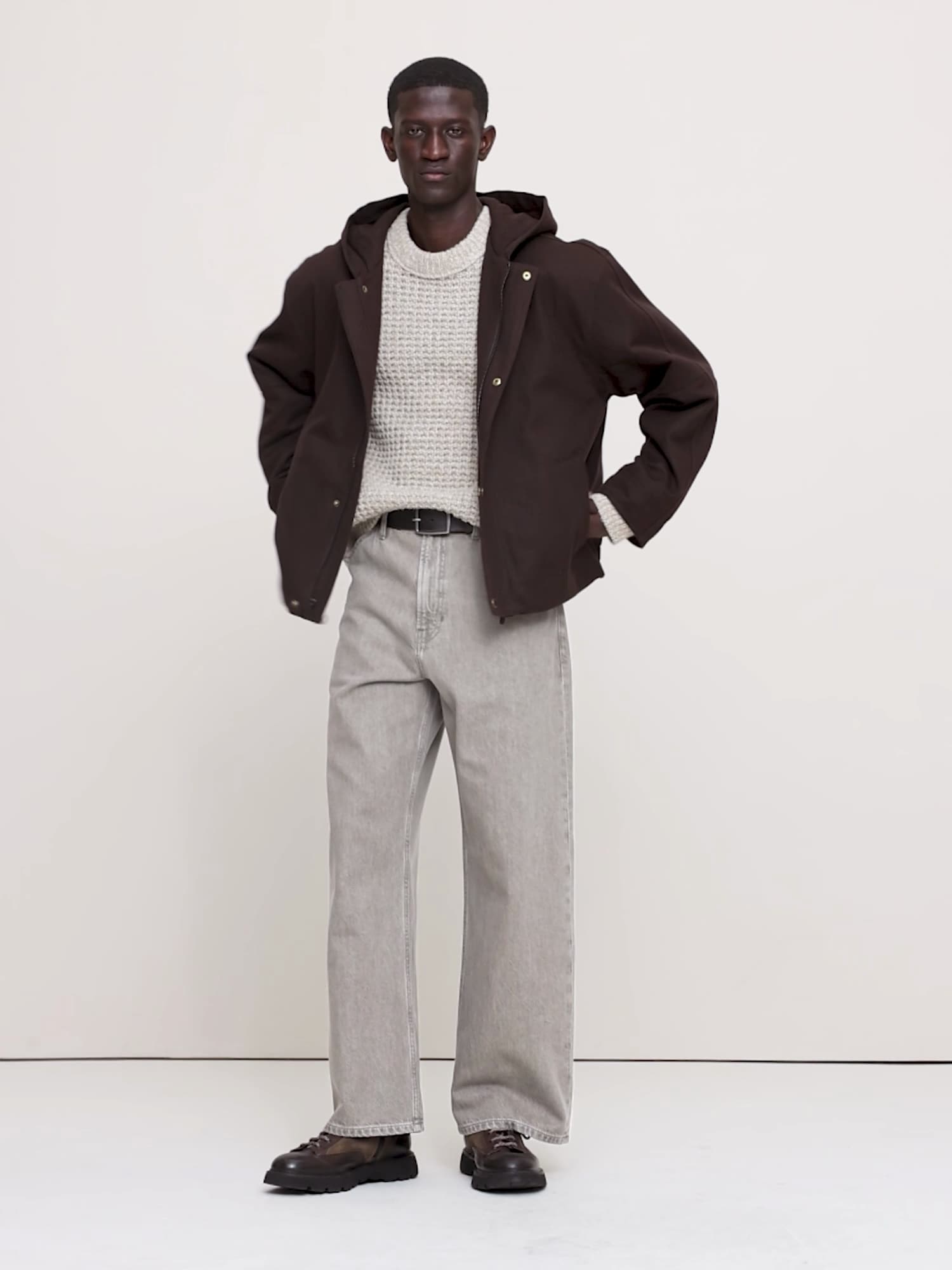 ヘンプ コットン キャンバス インサレーション ボンバー ジャケット-8