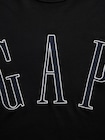 オーバーサイズ GAPロゴ クロップドTシャツ-3