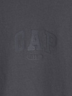 ヘビーウェイト リラックスフィット GAP1969ロゴ クロップドTシャツ-3