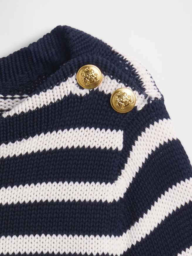 コットン100% リラックスフィット ボートネックセーター-3