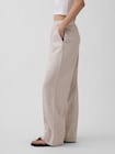 リネンブレンド リラックスフィット ワイドパンツ-2