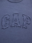 ヘビーウェイト リラックスフィット GAPロゴ クロップドTシャツ-3